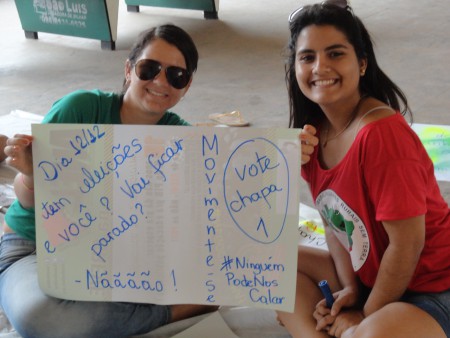 Representantes enquanto chapa para as eleições do DCE